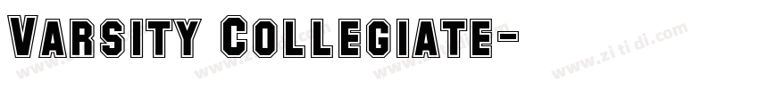 Varsity Collegiate字体转换